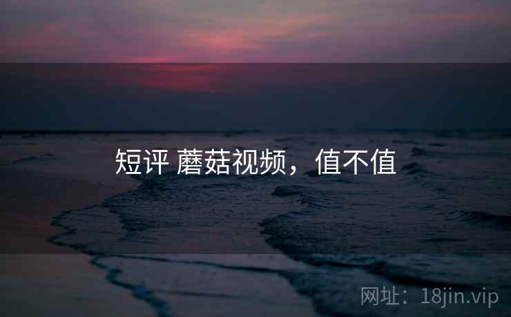 短评 蘑菇视频，值不值